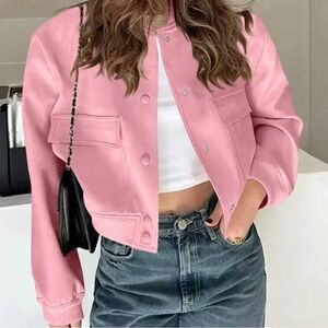 BNWT LIGHTWEIGHT PINK JACKET GREAT FOR THOSE TRANSITIONAL DAYS COOL MORNINGS